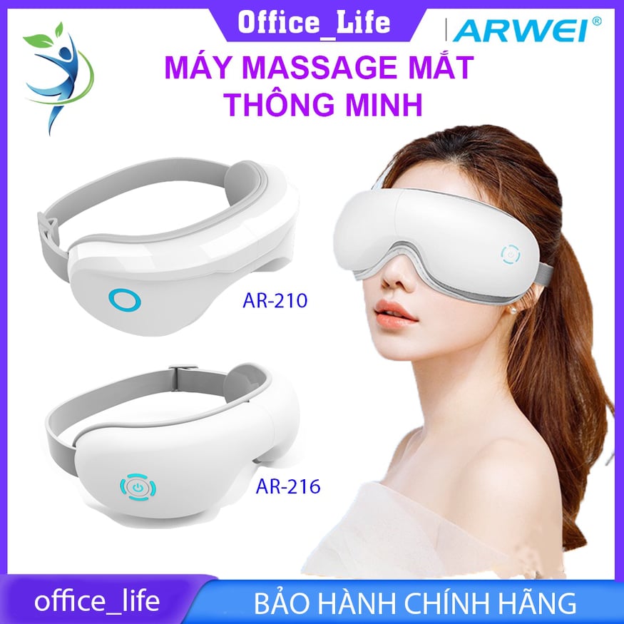 Máy massage mắt thông minh thế hệ mới, thư giãn, giảm đau nhức, quầng thâm tích hợp Bluetooth nghe nhạc thư giãn