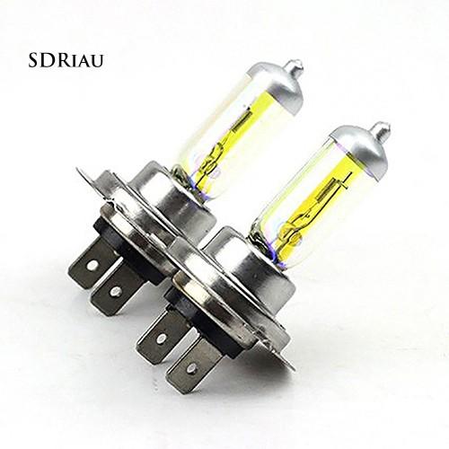 Bộ 2 đèn pha halogen xe hơi độ sáng cao H7 55W 12V