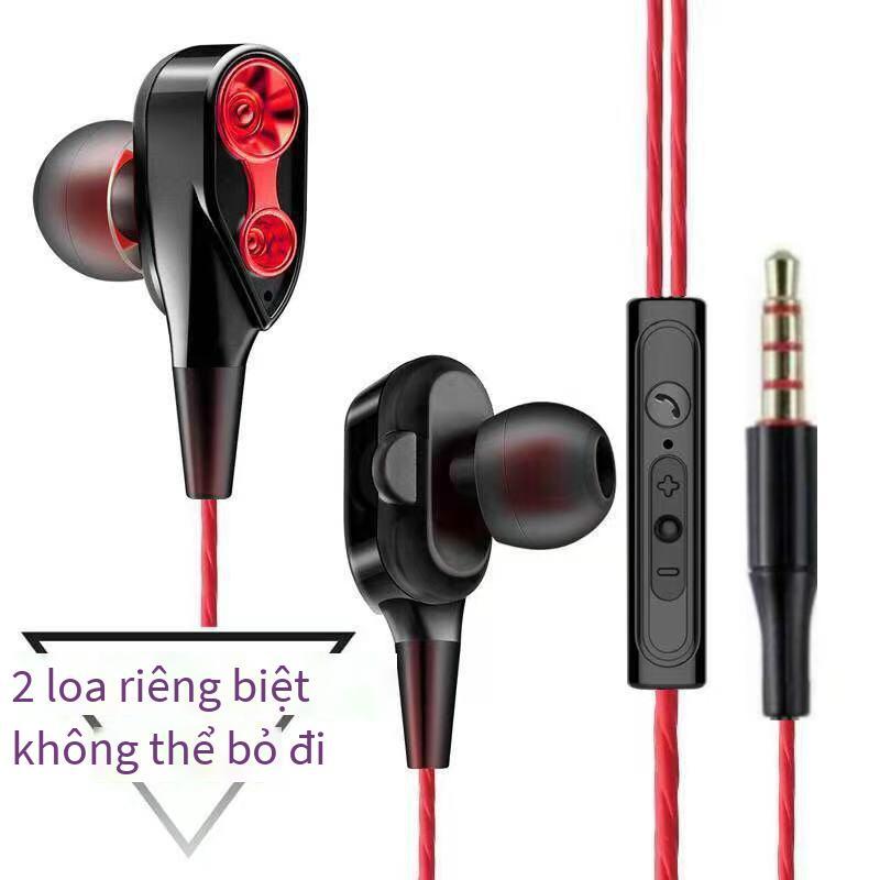 Quảng cáo bán hàng trực tiếp bùng nổ tai nghe kép năng động tai nghe in-ear với lúa mì chạy tai nghe thể thao ăn hiện vật gà