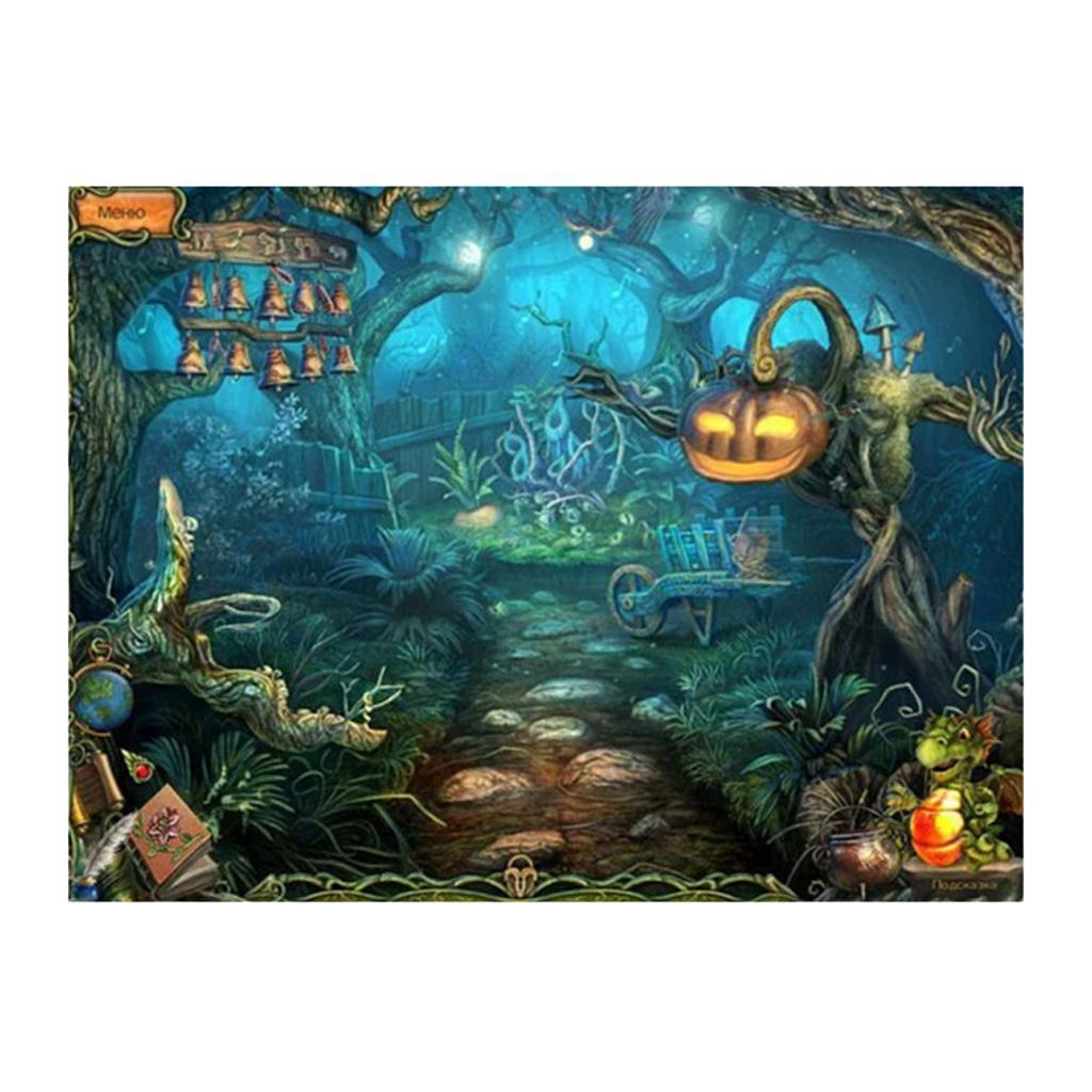 DIY  Handmade Full Drill Painting Halloween 30x40cm