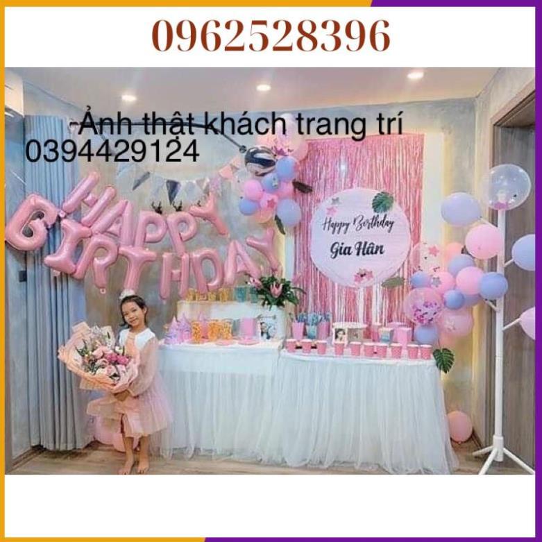 Sét Bóng Kèm Banner Trang Trí Sinh Nhật