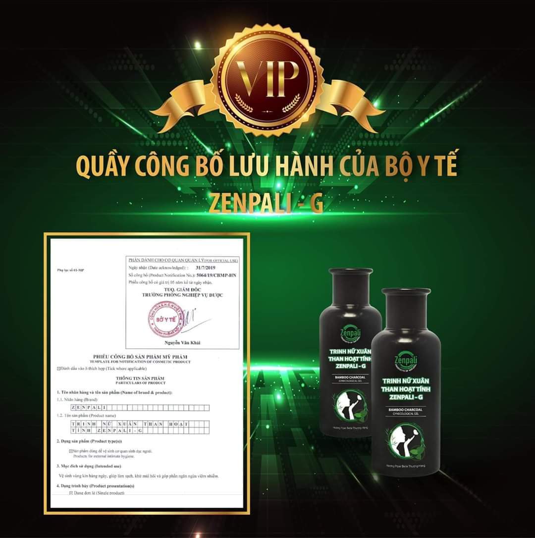 TRINH NỮ XUÂN ZENPALI - DUNG DỊCH VỆ SINH PHỤ NỮ GIÚP SE KHÍT , KHÁNG VIÊM
