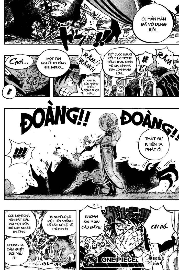 đảo hải tặc - one piece chapter 497 20