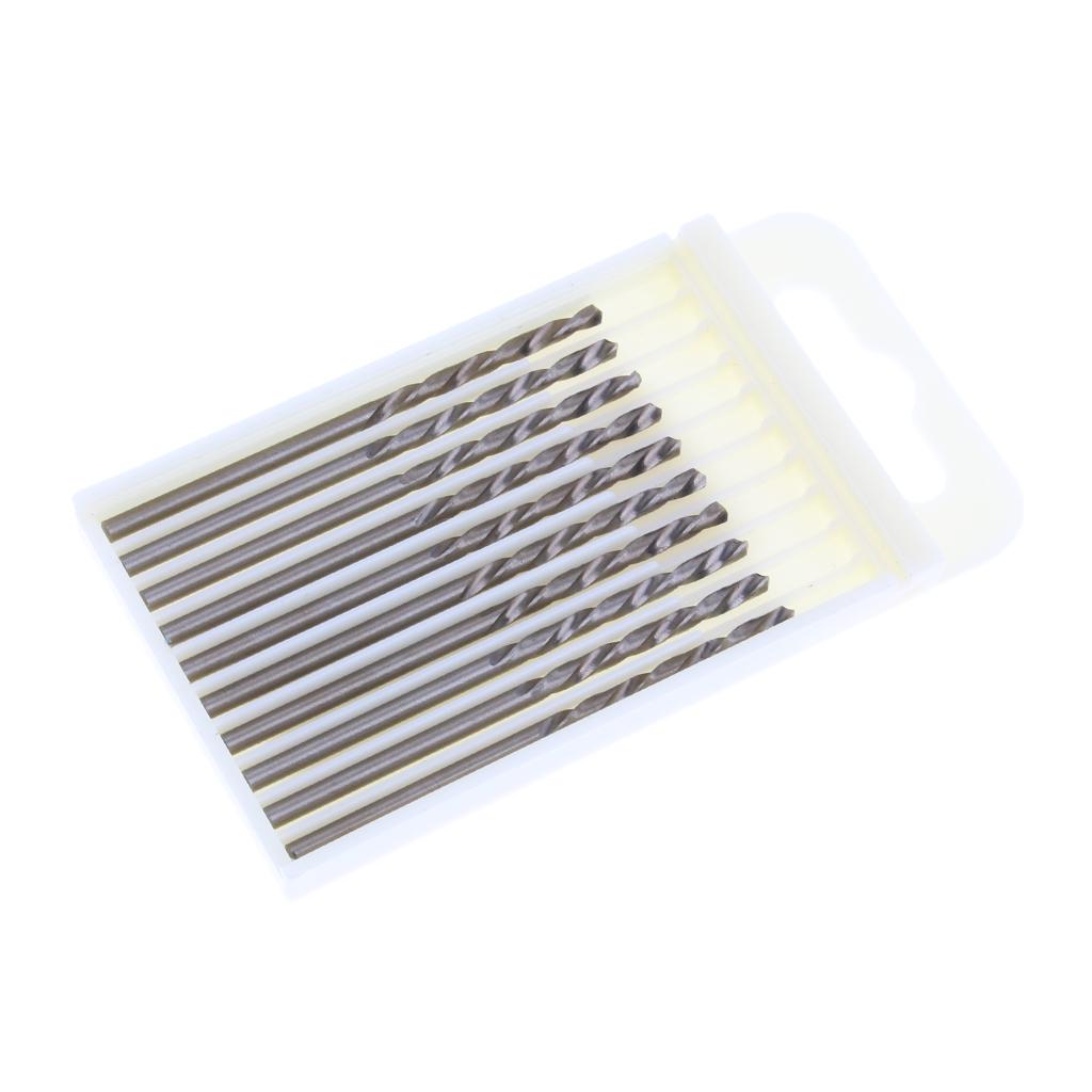 2.2mm HSS Twist Drill Bit Straight Shank For Metal Plastic Power Tool 10pcs