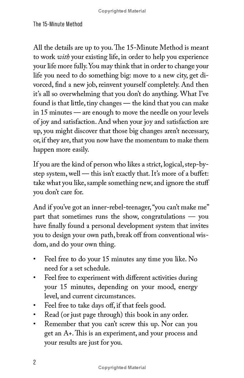 Sách ngoại văn: The 15-Minute Method