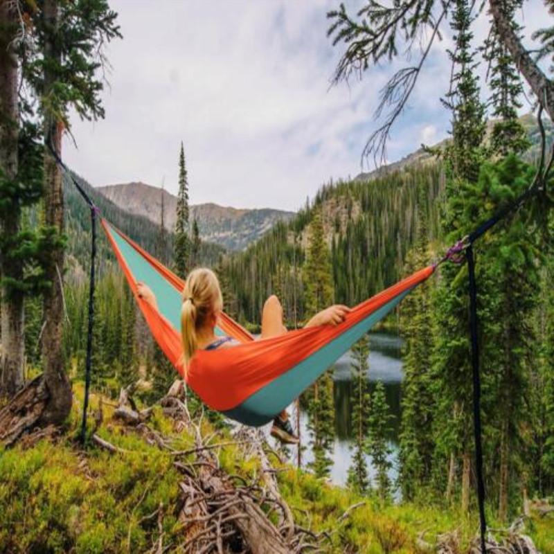 2 Cái 300Cm Võng Dây Cắm Trại Ngoài Trời Võng Đu Dây Dây Cao Cấp Chịu Lực Dây Đeo Dây Võng