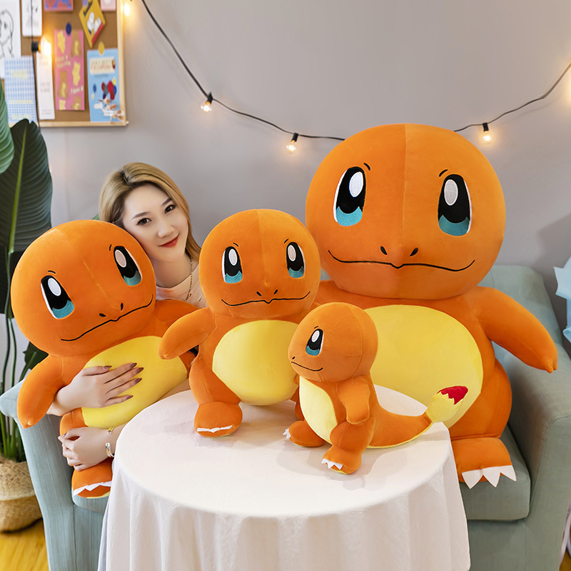 Gấu Bông Pokemon Khủng Long Lửa Charmander Hot (23cm---&gt;90cm) Hàng Xịn Cao Cấp, An Toàn Cho Người Sử Dụng