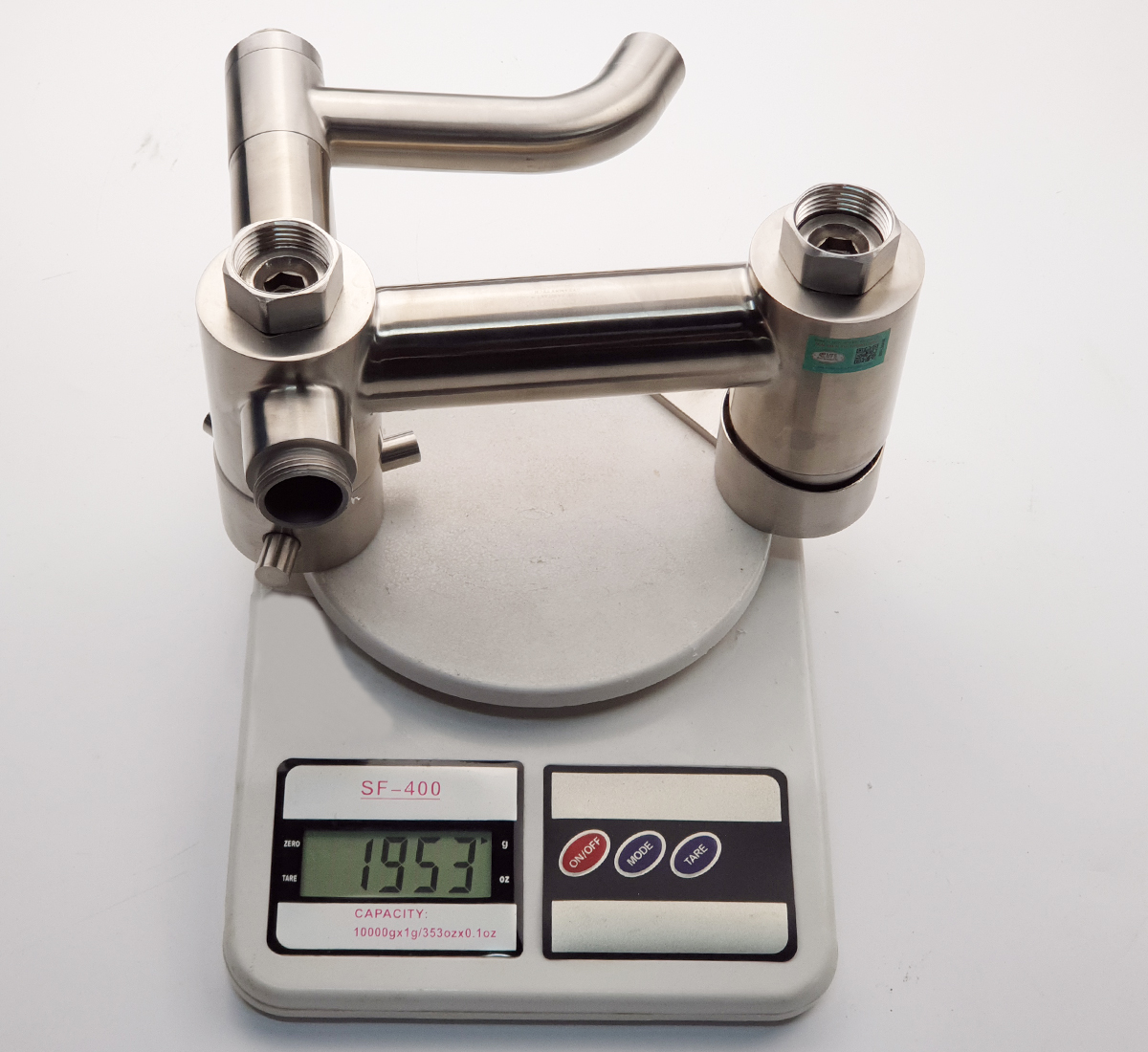 Bộ sen cây tắm đứng nóng lạnh Inox SUS 304 Eurolife EL-S910 (Trắng vàng)