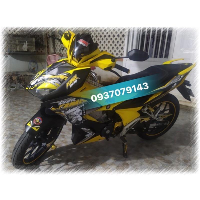 Tem xe Winner X mẫu king Drag tem rời bảo hành màu sắc vĩnh viễn
