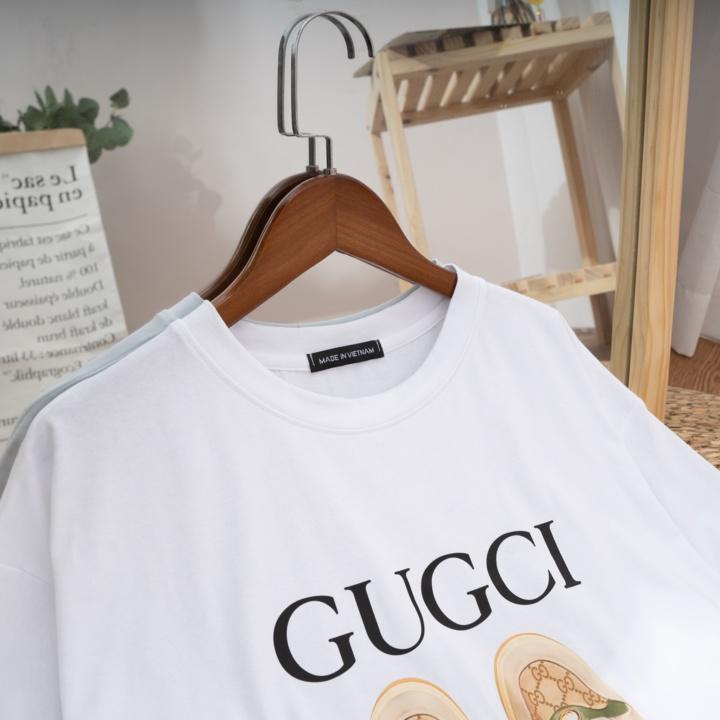 Áo Phông Nữ In Hình Đôi Giầy - Dây Giầy Thật - Phong Cách Mới, Áo Thun Nữ Fom Rộng Cotton Cao Cấp