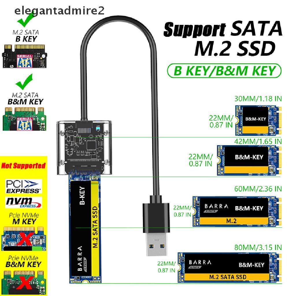 Bộ Chuyển Đổi M2 SSD SATA Chassis M.2 Sang USB 3.0 SSD Cho NGFF SATA / B Key