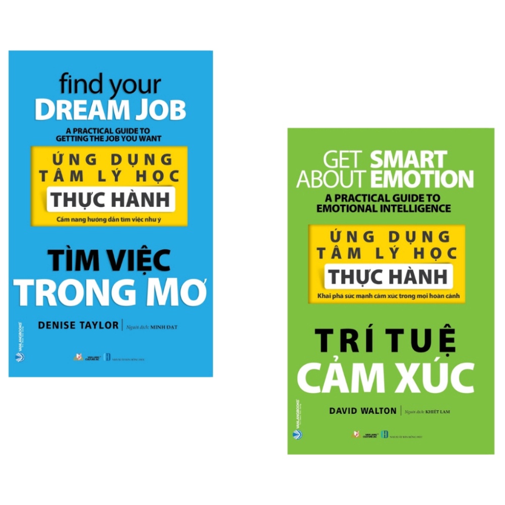 Sách - Combo Ứng Dụng Tâm Lý Học Thực Hành - Tìm Việc Trong Mơ + Trí Tuệ Cảm Xúc