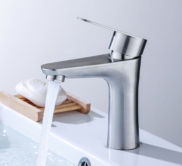 Vòi lavabo nóng lạnh Inox 304 MS1