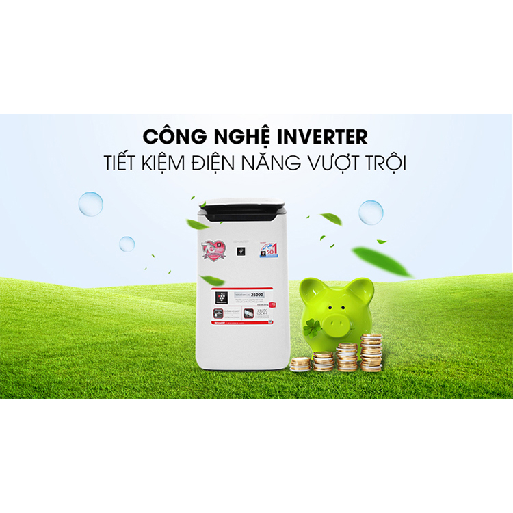 Máy lọc không khí Sharp FP-J60E-W - Hàng chính hãng