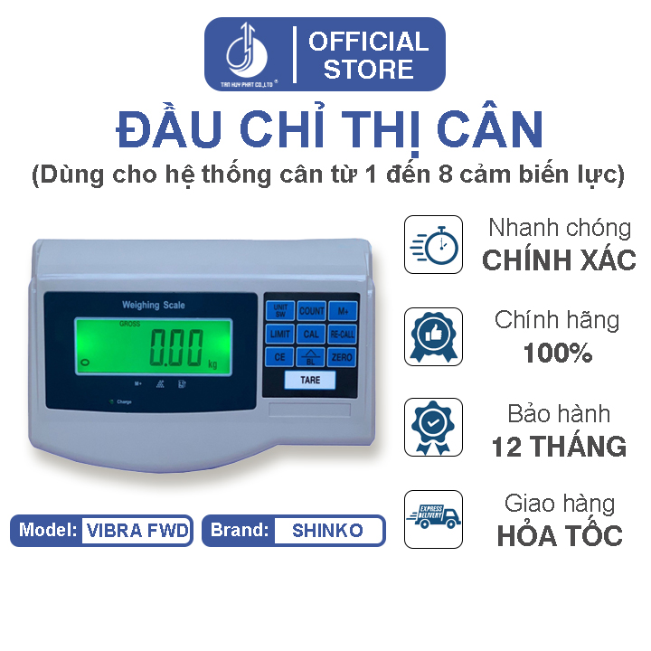 Đầu Chỉ Thị Cân Điện Tử Vibra FWD