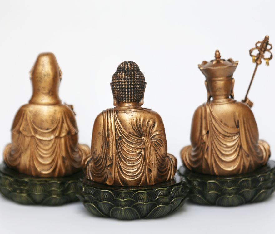Bộ tượng Tam Thánh Phật