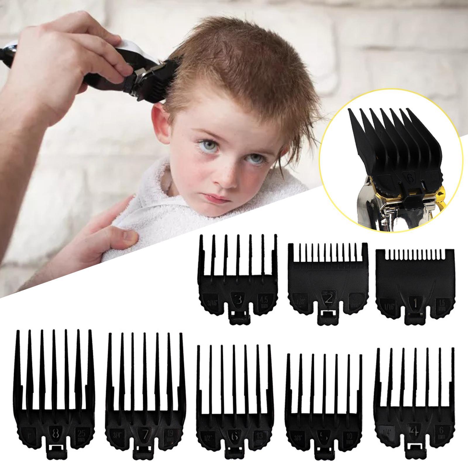 8 Piece/Set Hair  Guide Combs Attachment Barber Tool