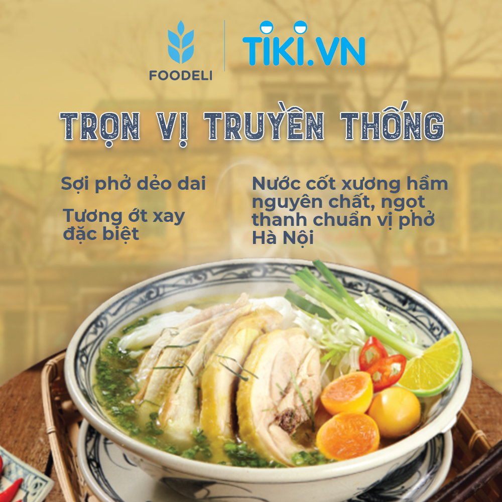 Phở Gánh Hà Nội ăn liền - COMBO 3 THÙNG (Thùng 24x75Gr)