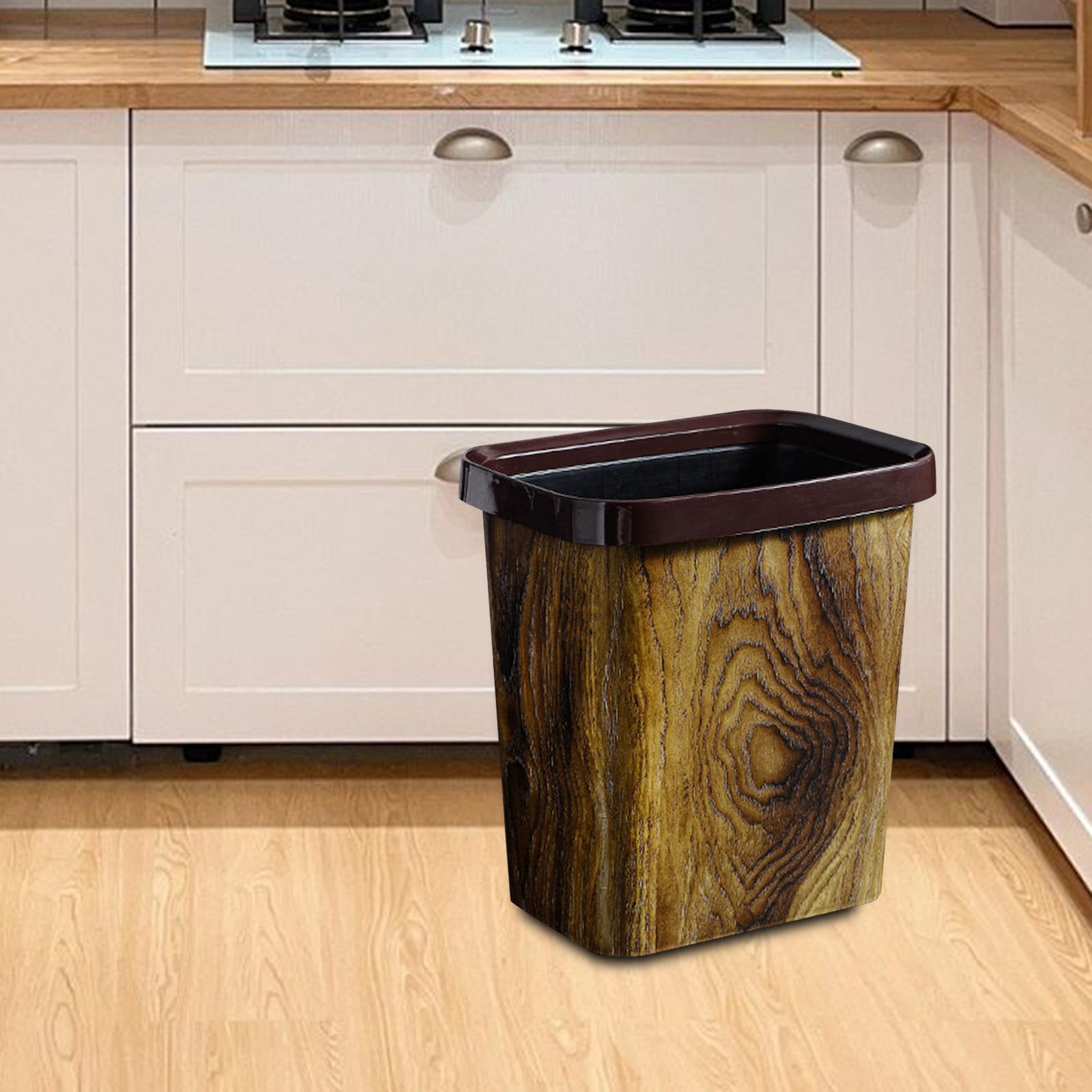 Trash Can Decorative Garbage Container Garbage Container Bin for Home Office