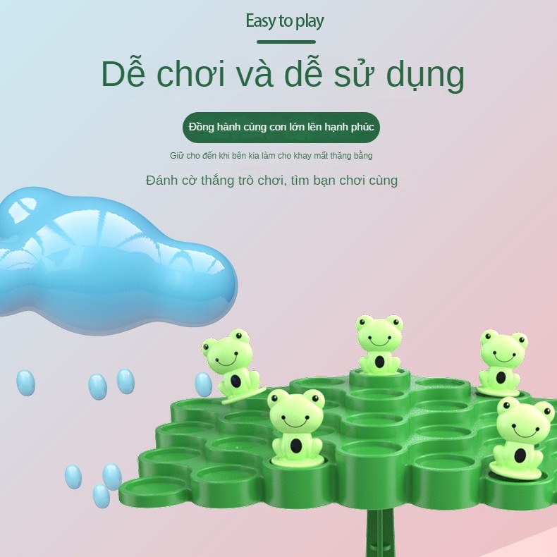 [ Quà tặng không bán ] Đồ chơi cân bằng Ếch Xanh giúp bé phát triển trí não