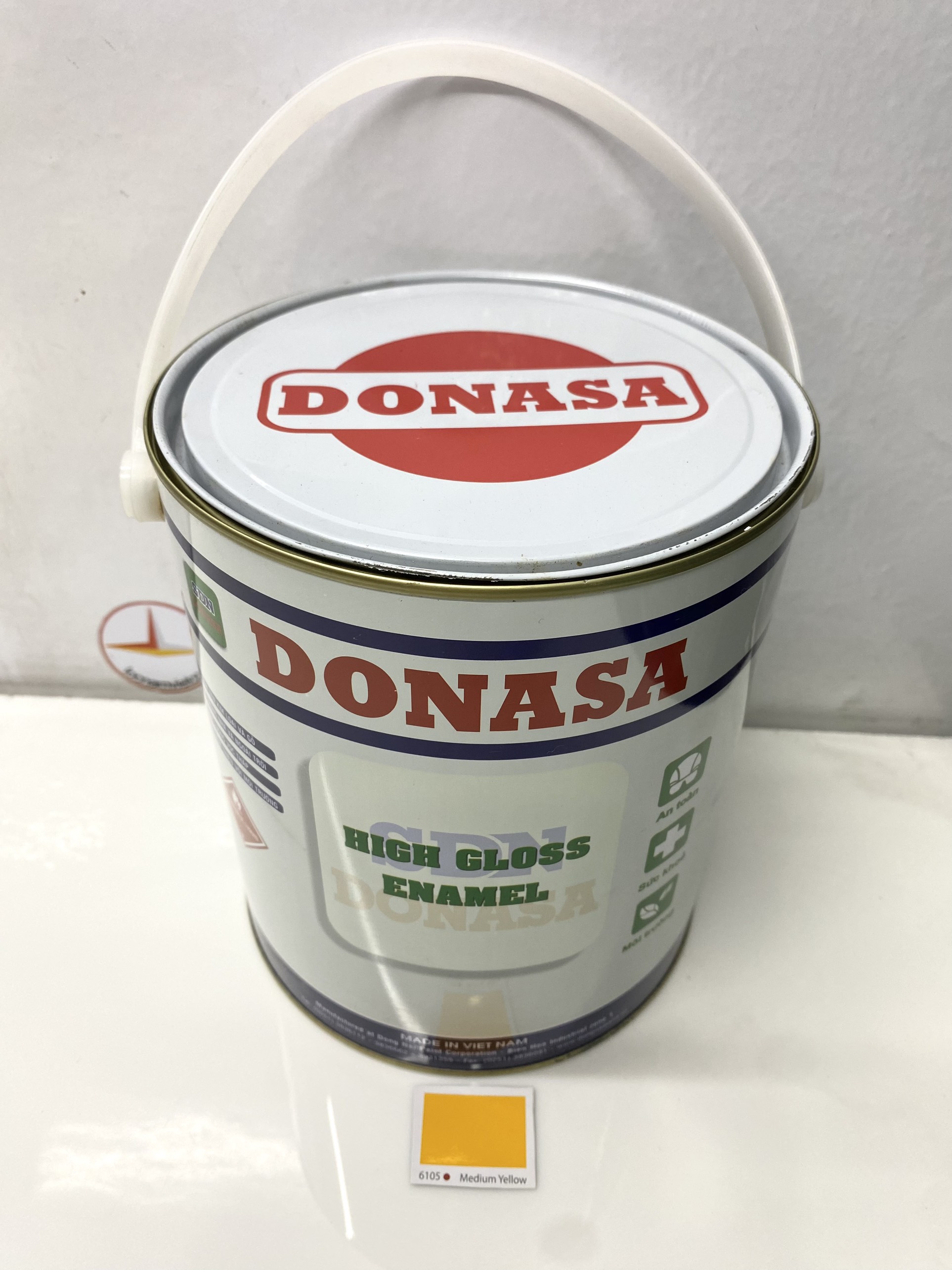 Sơn dầu Đồng Nai Donasa màu vàng 6000 3kg _ DLF 6000