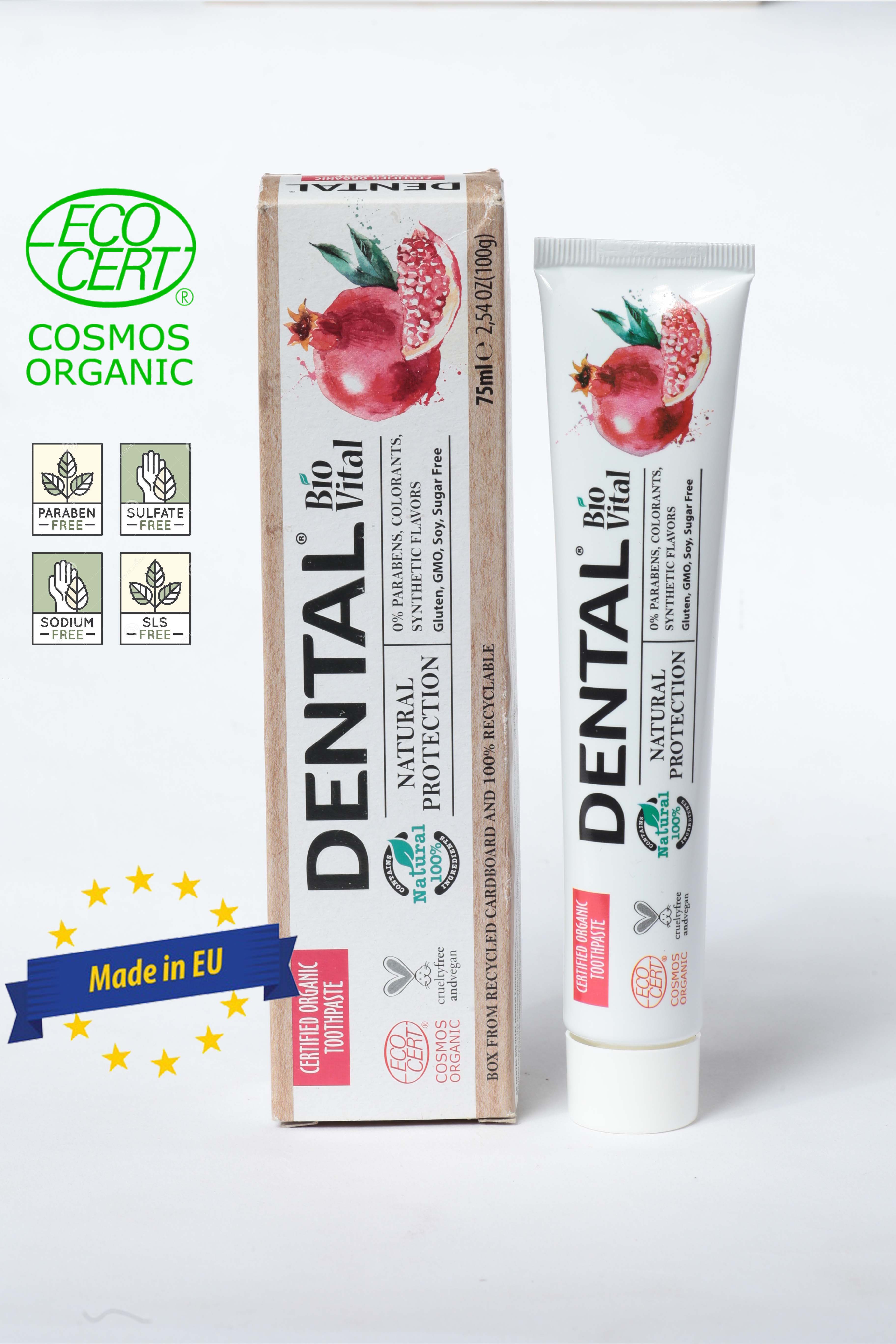 Kem Đánh Răng Hữu Cơ Bảo Vệ Toàn Diện Dental Bio Vital Natural Protection