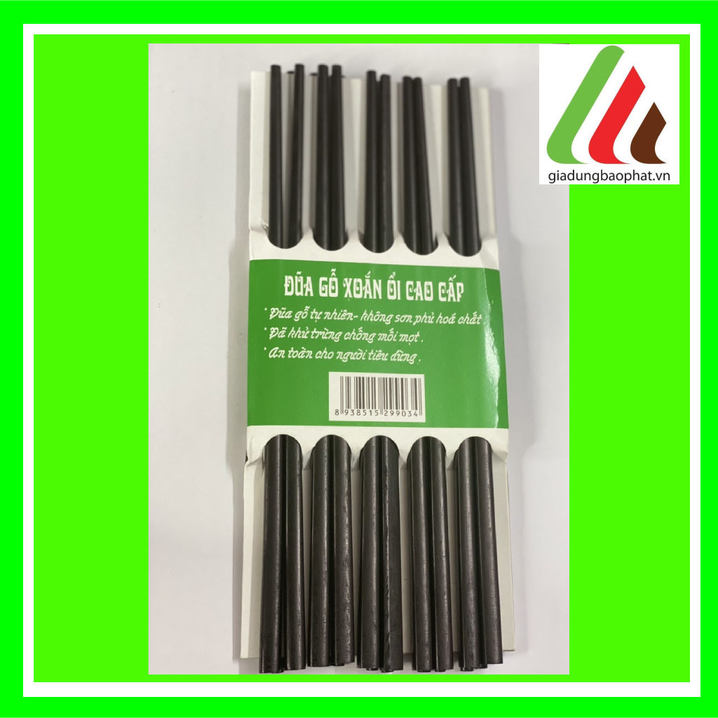 Đũa gỗ tự nhiên siêu sạch - Gỗ xoắn ổi cao cấp loại 1