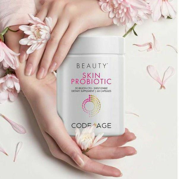 HÀNG NHẬP KHẨU - Viên Uống Code Age Beauty Skin Probiotic Lợi Khuẩn, Giảm Mụn, Khỏe Da CodeAge 60 Viên