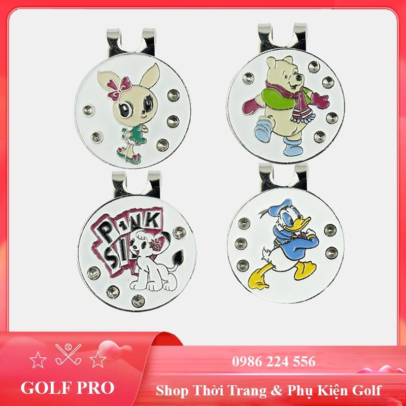 Mác bóng golf clip marker đánh dấu vị trí kẹp nam châm từ tính loại đẹp MB013