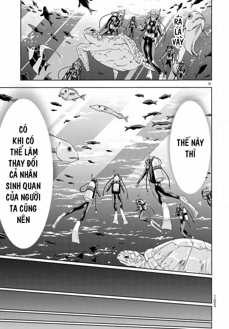 cô gái thích lặn - grand blue chapter 51 29