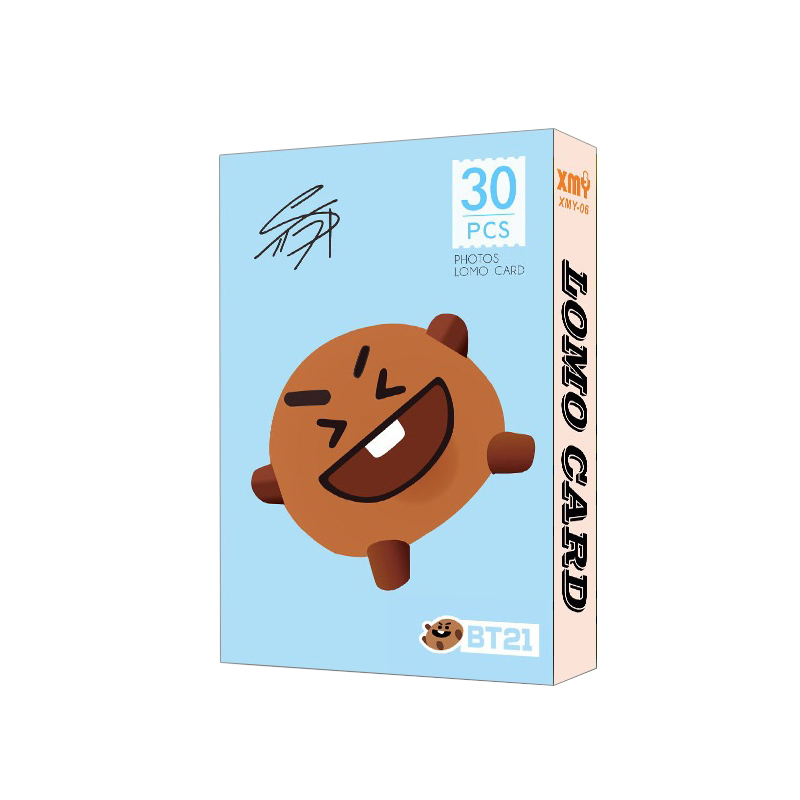 Bộ Lomo card SHOOKY BT21 BTS mới nhất