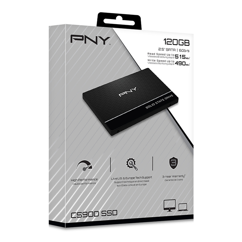 Ổ CỨNG SSD PNY CS900 120gb - Hàng Chính Hãng