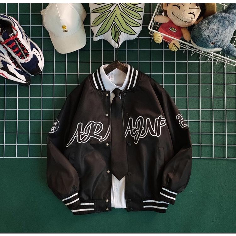 Áo Bomber nữ ARAFAN 23, vải dù hai lớp phối nút bấm, phong cách streetwear cá tính
