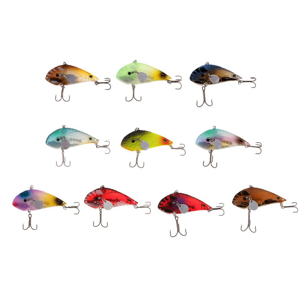 VIB Jigging Hard Artificial Saltwater Fishing Spoon Lure Casting Fishing Bait 7cm