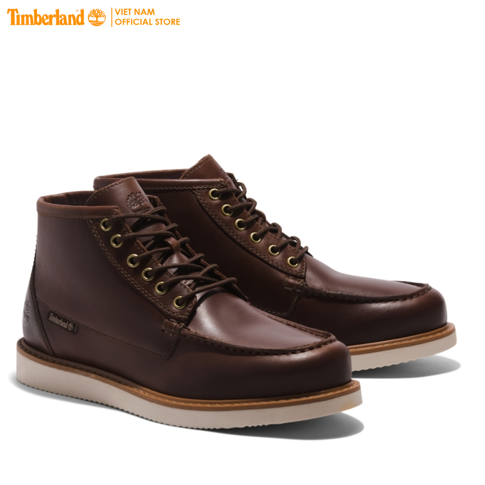Timberland Giày Nam Newmarket II Boat Chukka Dk Brown Full Grain TB0A65ZF27