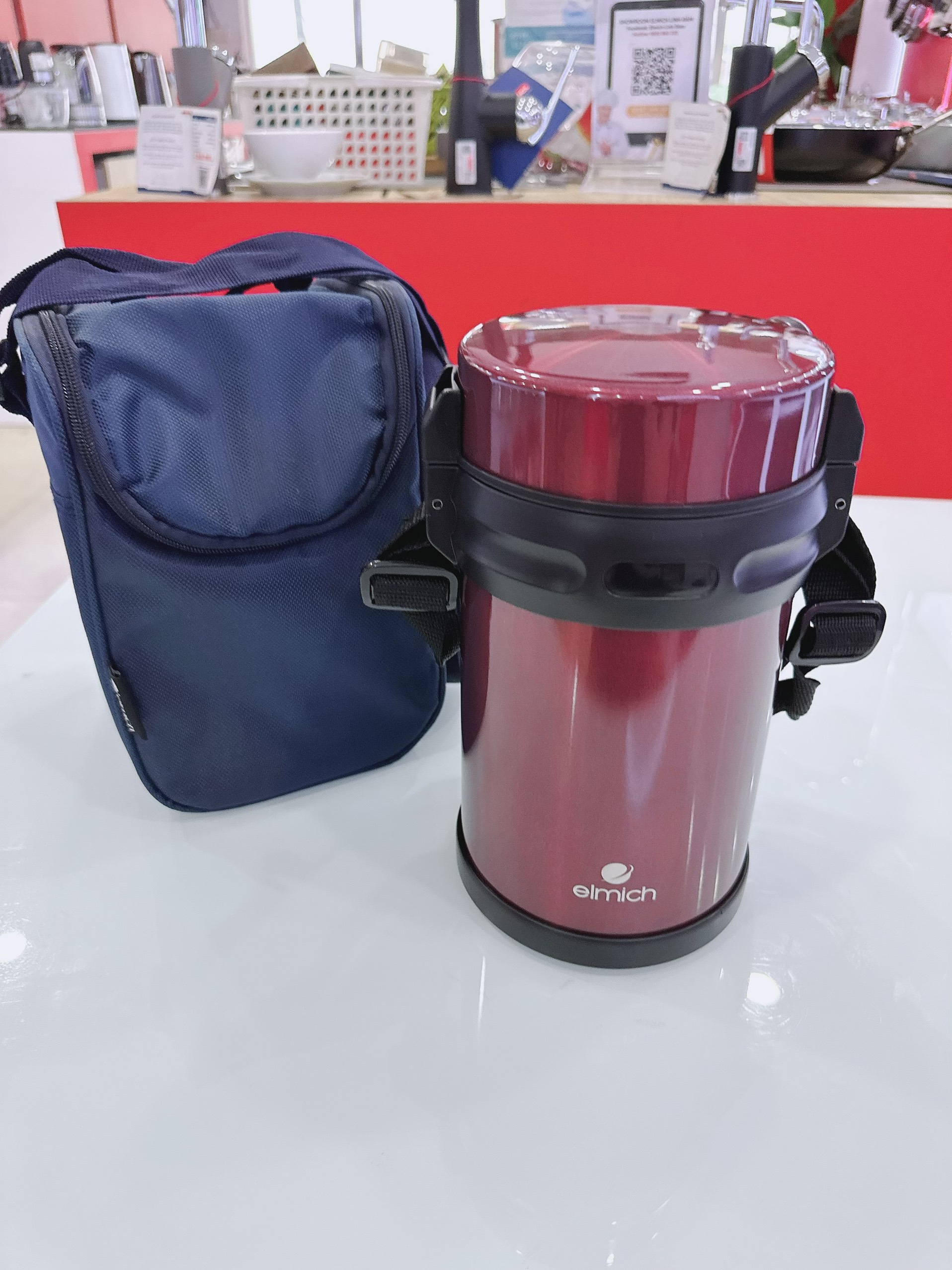 Hộp cơm giữ nhiệt văn phòng Inox 304 Emich EL8294 dung tích 2 Lit