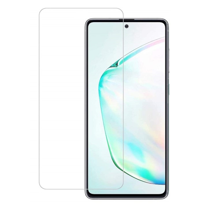 Kính cường lực cho Samsung Note 10 Lite nhám chống vân tay/ full màn hình/ không viền màu