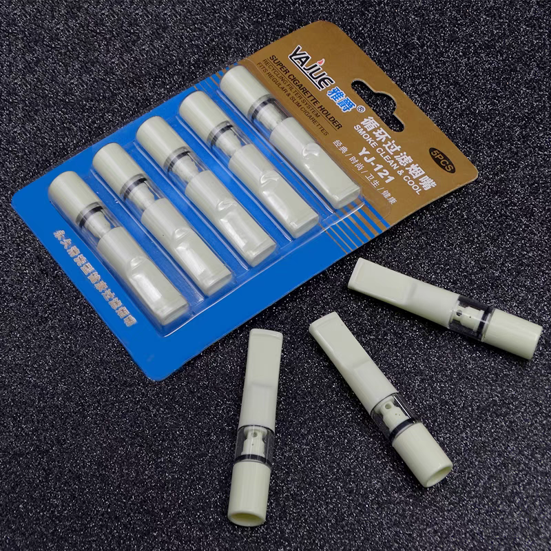 Bộ Vỉ 5 Đầu Lọc Khói Thuốc L.á , Sử Dụng Nhiều Lần, Dùng Được Cả Đầu To &amp; Nhỏ Tiện Lợi