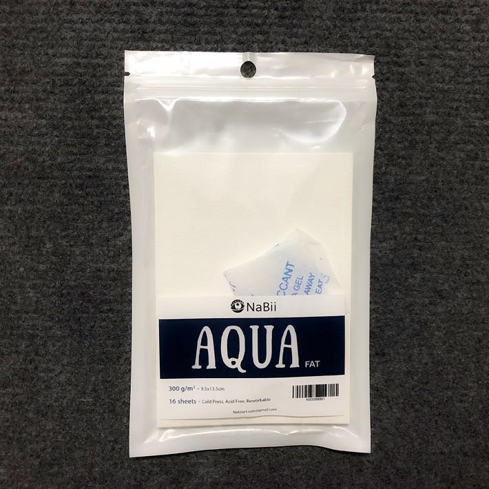 Giấy vẽ màu nước Nabii Aqua Fat 300gsm - Tệp 16 tờ