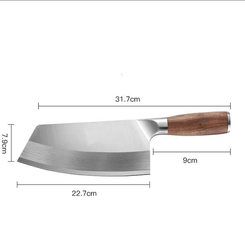 DAO - DAO BẾP NHẬT BẢN SANTOKU THÉP DAMASCUS MÃ KDT124 VNS