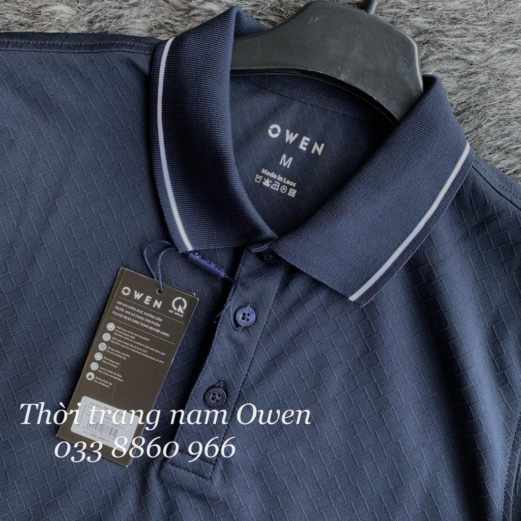 OWEN - Áo polo nam Owen màu xanh đen 22509 - Áo thun ngắn tay có cổ nam