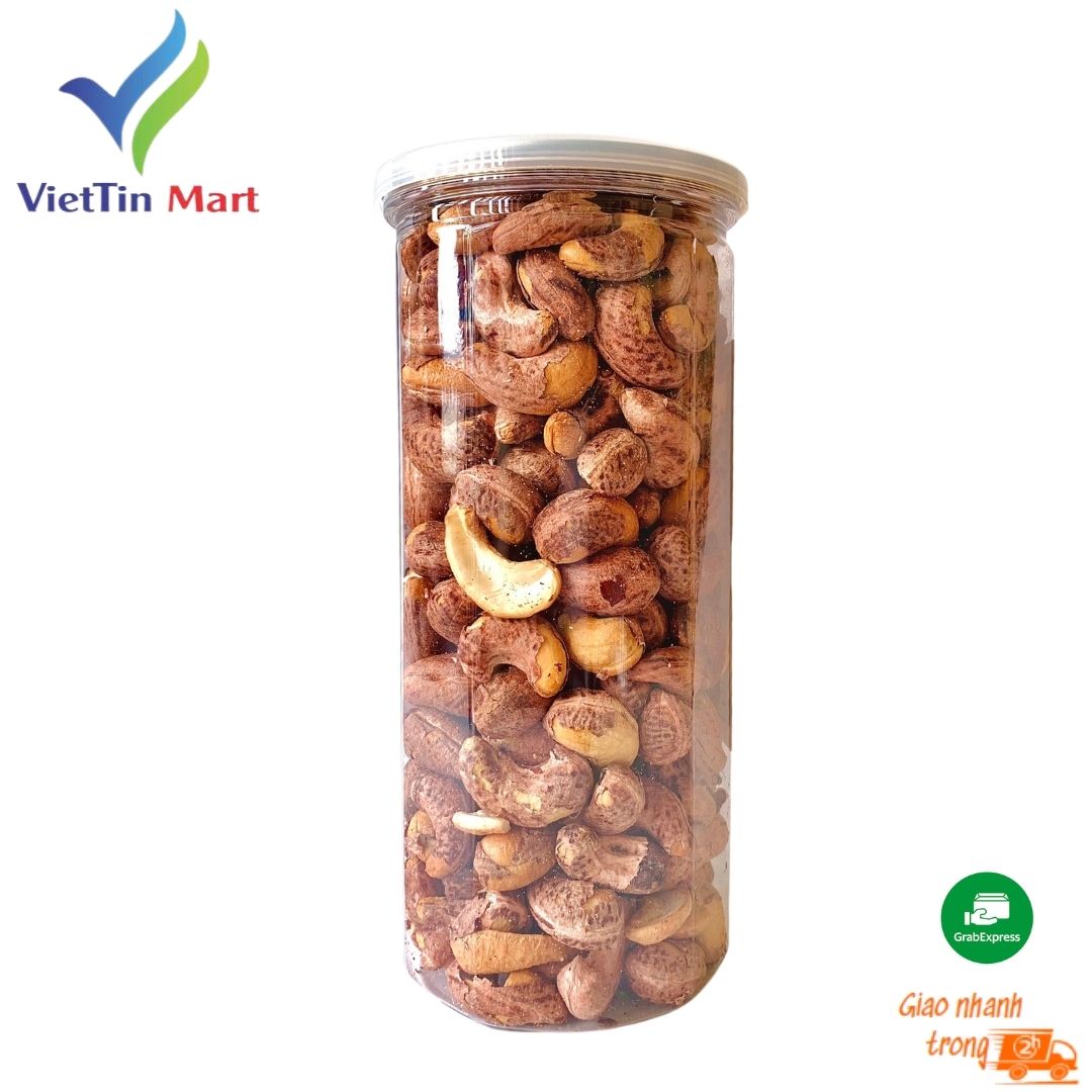 Hạt điều rang muối nguyên lụa Viettin Mart 500G (khoảng 450-500 hạt/1KG) Hạt Nhỏ