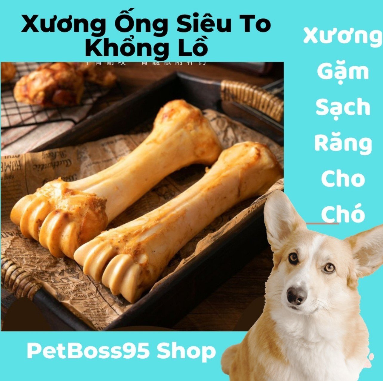 XƯƠNG ÔNG BÒ, XƯƠNG GẶM SẠCH RĂNG CHO CHÓ