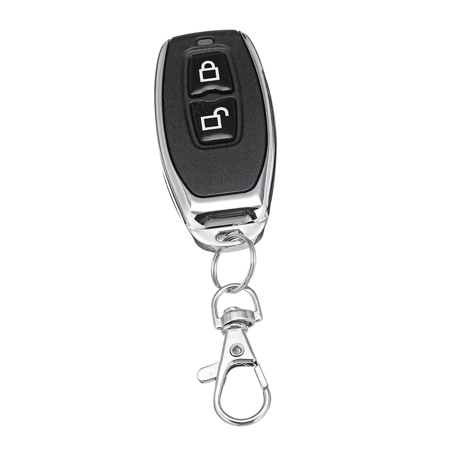Universal Remote Keychain 2 Buttons Garage Door Remotes for Electric Vehicle