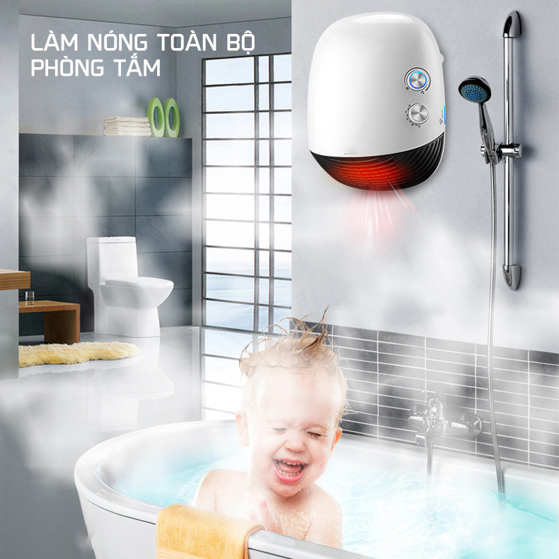 Máy sưởi phòng ngủ, nhà tắm ấm mùa lạnh