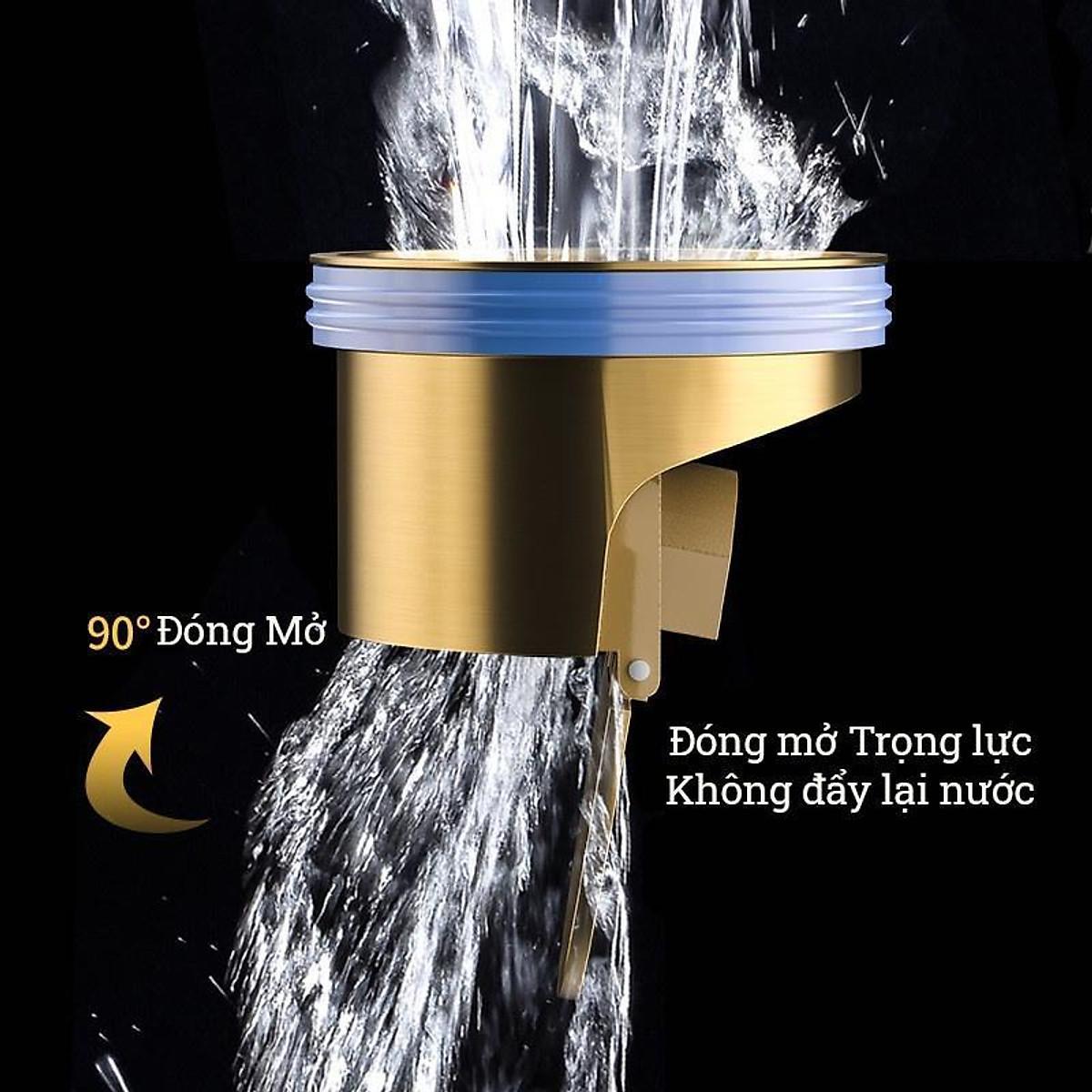 Nắp Đậy Cống Thoát Nước Sàn Nhà Tắm Chống Côn Trùng Tiện Dụng Kèm Vòng Đệm Inox 65mm Phù Hợp Mọi Kích Thước