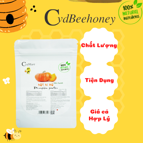 Bột Bí Đỏ Sấy Lạnh Cvdmart 100g - Pumpkin Powder Cvdmart