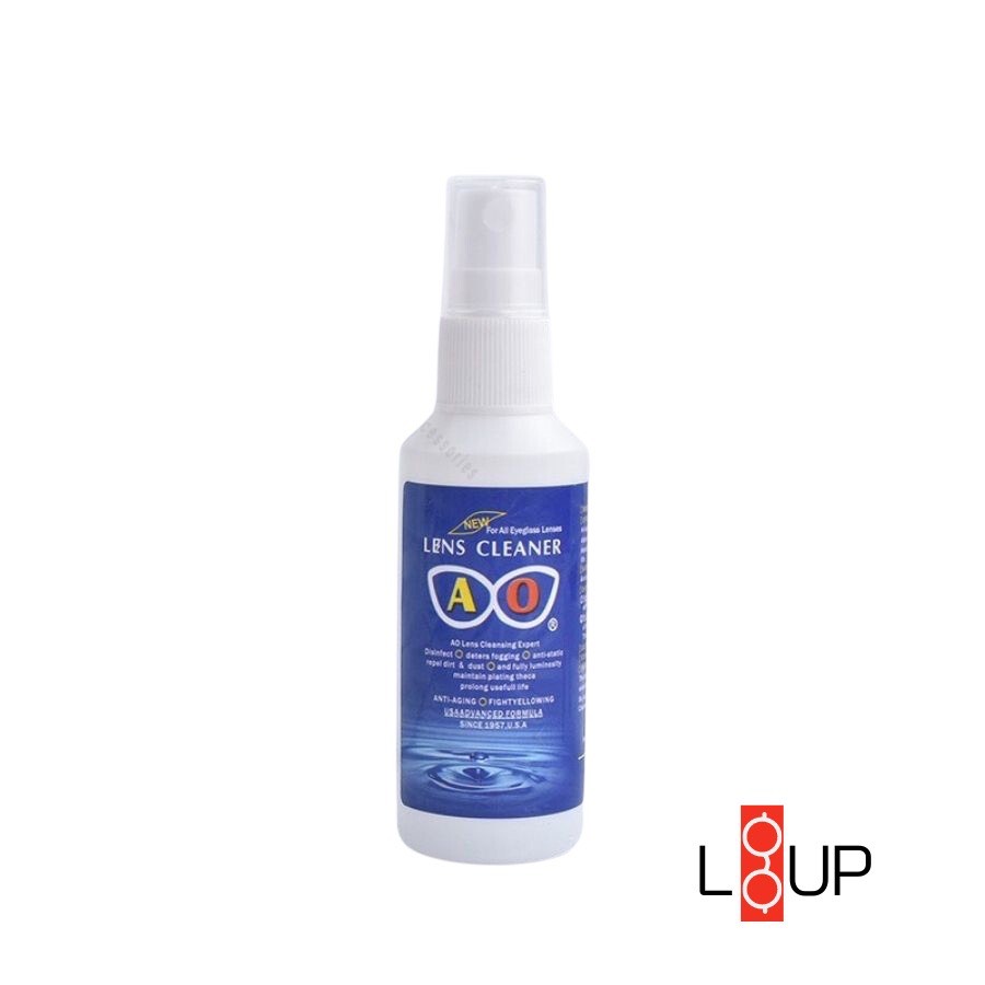 Lọ nước lau rửa mắt kính đa năng dạng xịt Kính mắt Lens Cleaner AO- DRU - Hàng Chính Hãng