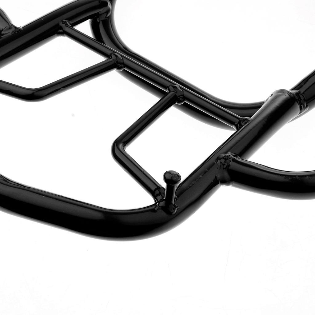 2pcs Motorcycle Bike Bags Rear Luggage Rack for for Grom MSX125 Black