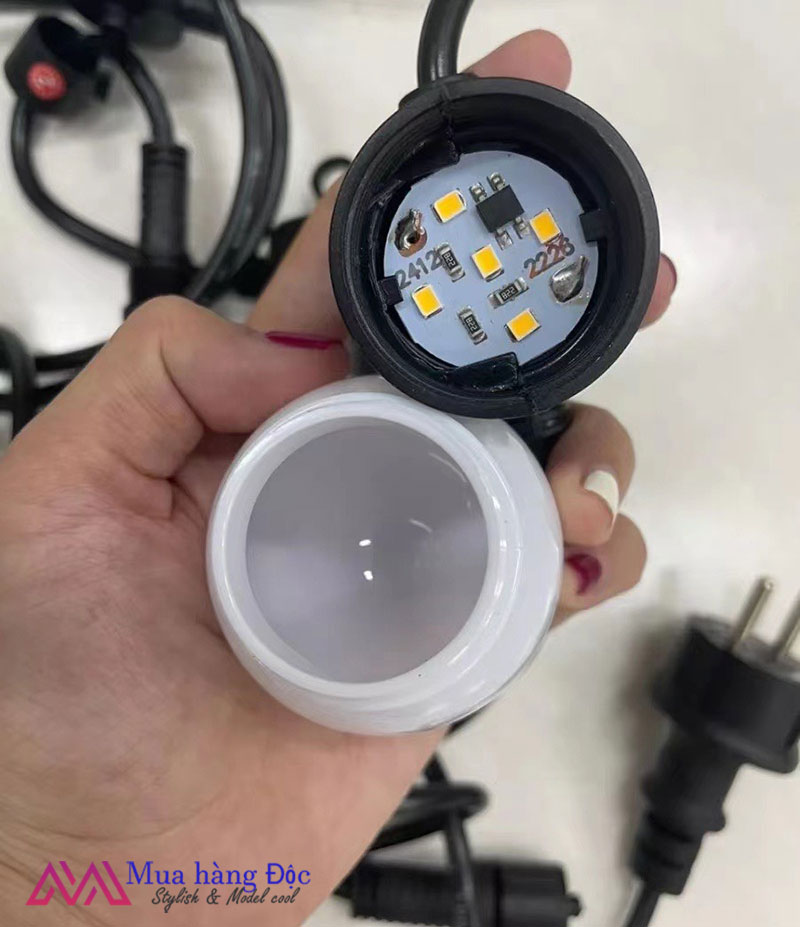 Đèn Trang Trí Dây Đèn Led Trang Trí G50 Bóng lớn 5cm Bóng Lớn Cắm Điện chống nước